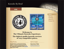 Tablet Screenshot of karaokebybrad.com